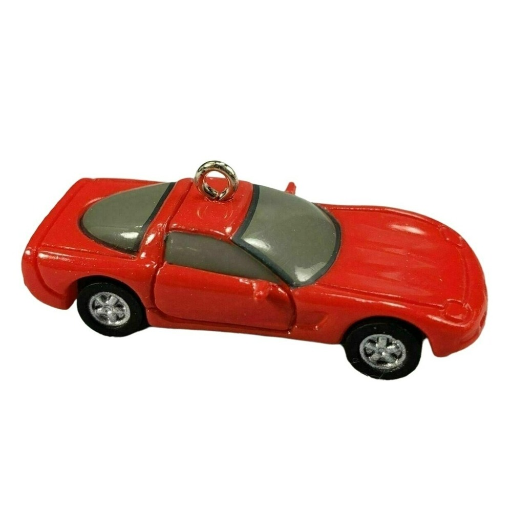 Hallmark Miniature Ornament 1997 Red Corvette Chevrolet Car Vintage New